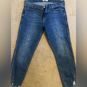 High Rise Slim Straight jeans